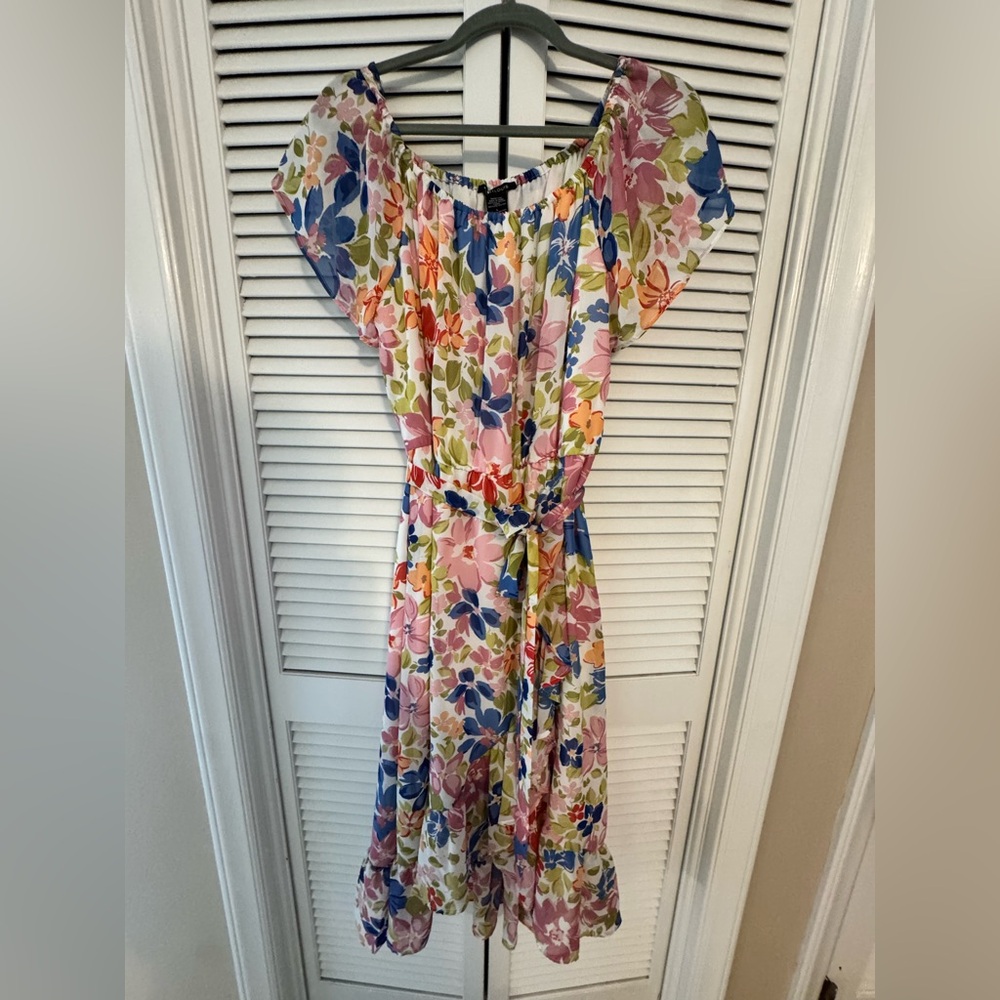 Robert Louis Maxi Dress in Colorful Floral Size Large